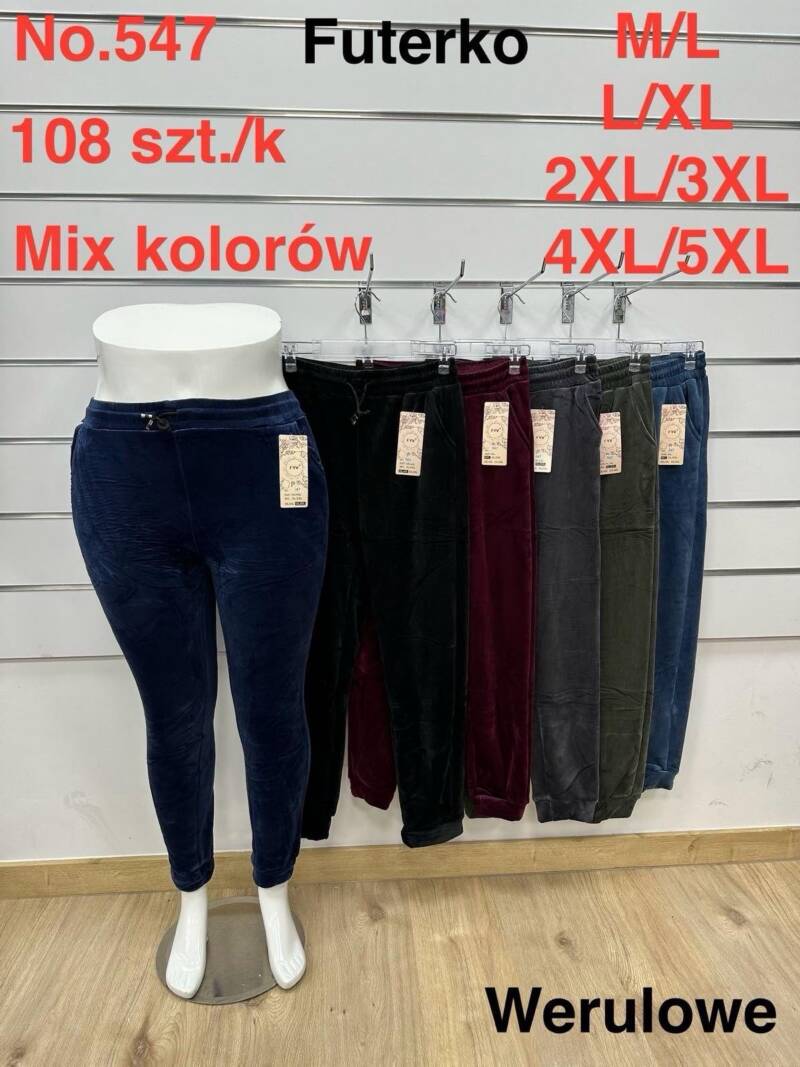 Spodnie damskie duże rozmiary Roz M-5XL, Mix kolor Paczka 10 szt